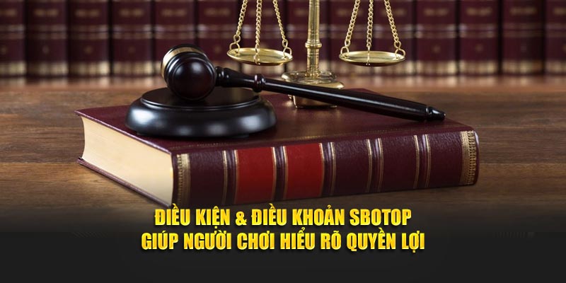 Điều kiện và Điều khoản Sbotop giúp người chơi hiểu rõ quyền lợi