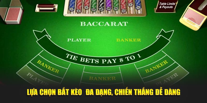 Lựa chọn bắt kèo  đa dạng, chiến thắng dễ dàng